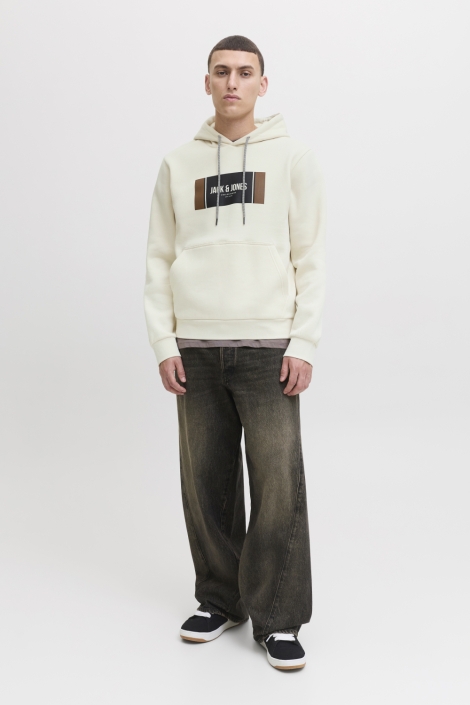 Jack & Jones beige heren sweater | Model