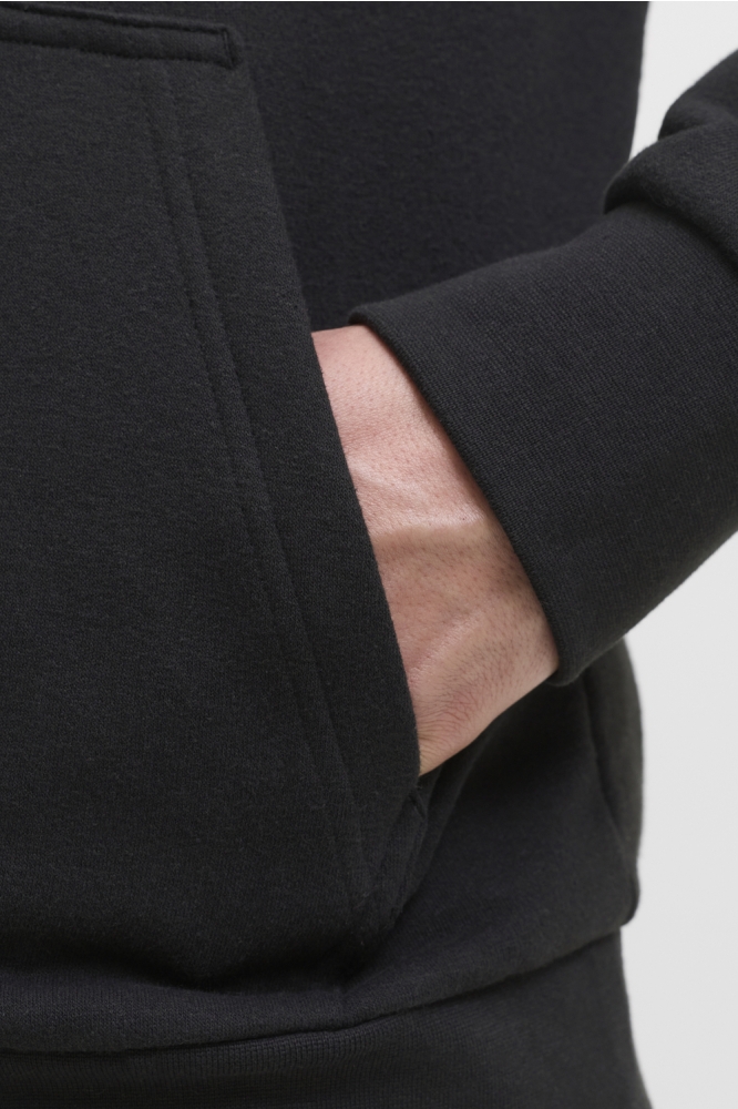 Jack & Jones zwarte heren sweater | Close up