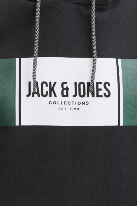 Jack & Jones zwarte heren sweater | Kleurstaal