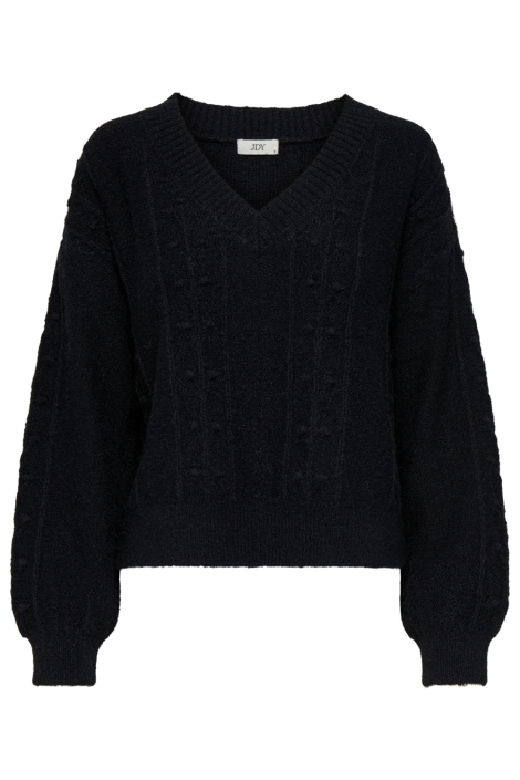 Jacqueline de Yong zwarte dames trui | Vooraanzicht