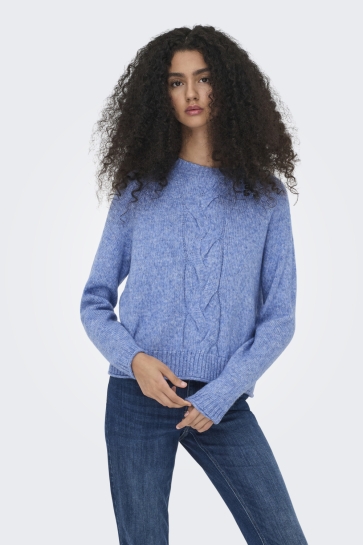 Jacqueline de Yong Trui JDYSUSANNA L/S O-NECK RAGLAN PULL K 15351909 Ebb And Flow/MELANGE