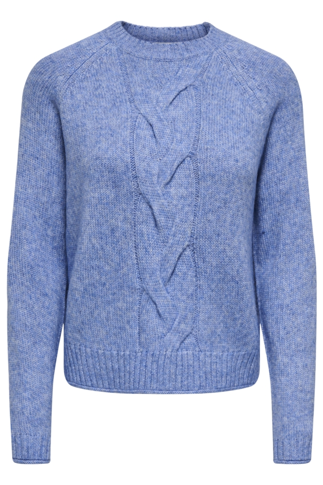 Jacqueline de Yong blauwe dames trui | Vooraanzicht
