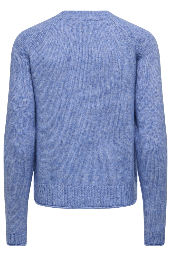 Jacqueline de Yong blauwe dames trui | Achteraanzicht