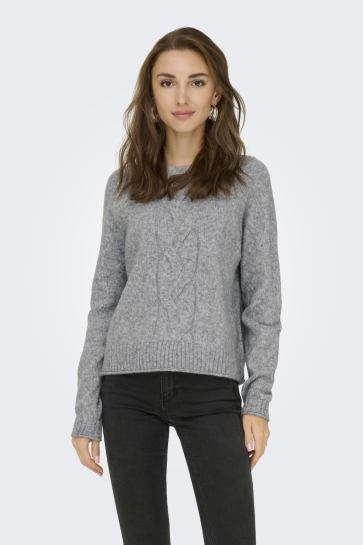 Jacqueline de Yong Trui JDYSUSANNA L/S O-NECK RAGLAN PULL K 15351909 Medium Grey Melange