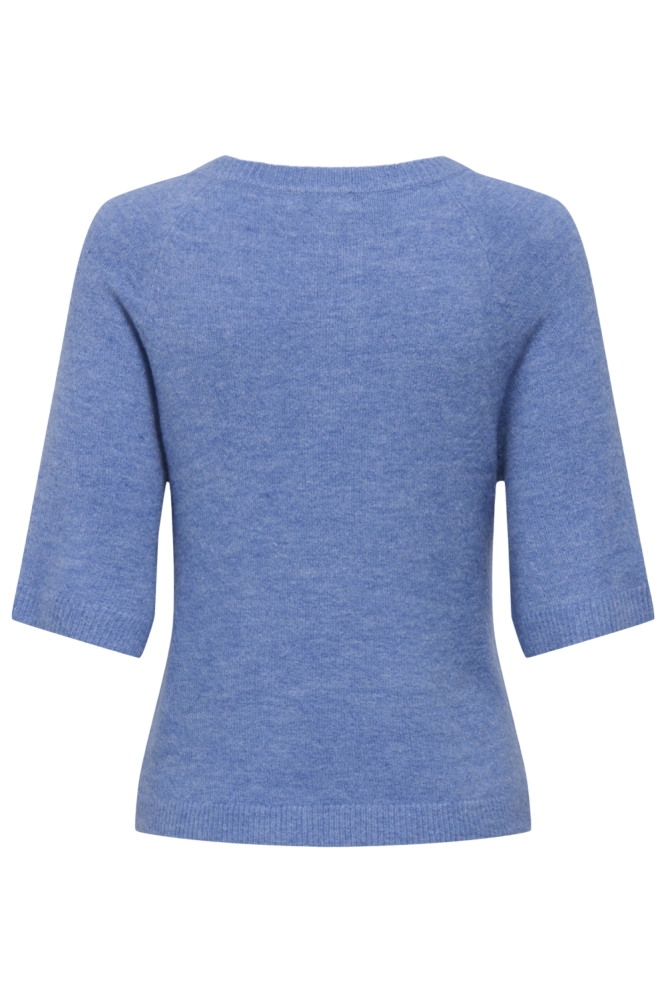 Jacqueline de Yong blauwe dames trui | Achteraanzicht