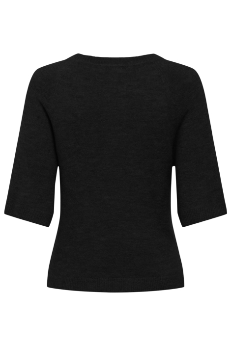 Jacqueline de Yong zwarte dames trui | Achteraanzicht