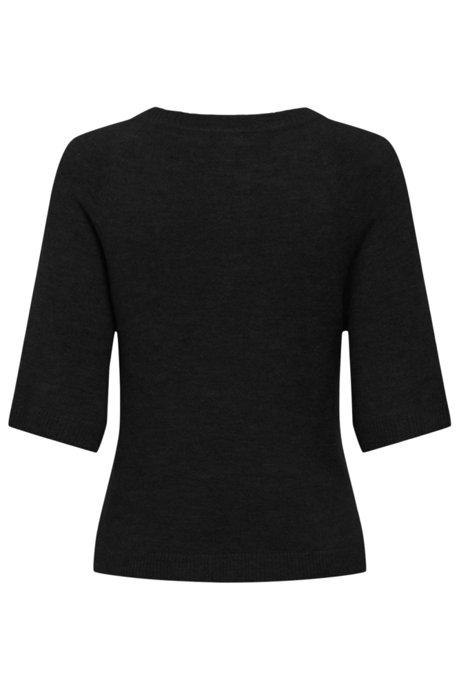 Jacqueline de Yong zwarte dames trui | Achteraanzicht