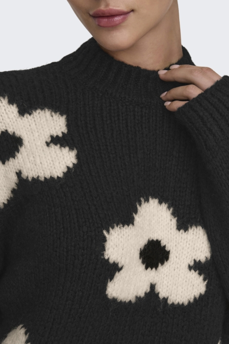 Jacqueline de Yong zwarte dames trui | Kleurstaal