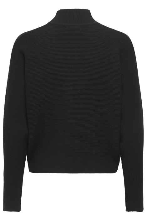 Jacqueline de Yong zwarte dames trui | Achteraanzicht