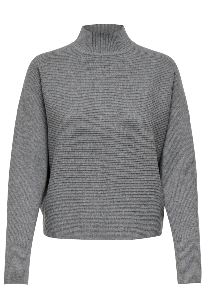 Jacqueline de Yong grijze dames trui | Vooraanzicht