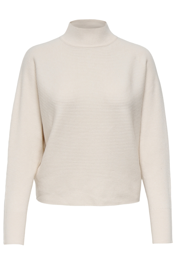 Jacqueline de Yong beige dames trui | Vooraanzicht