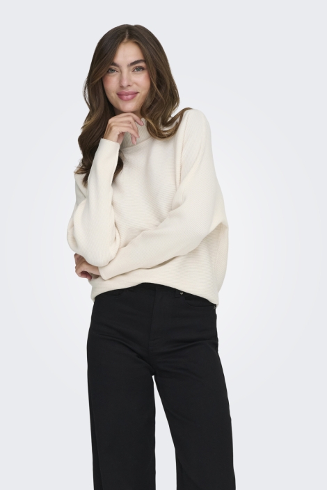 Jacqueline de Yong beige dames trui | Model