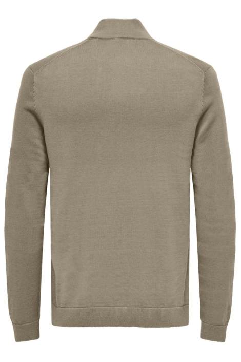 Only & Sons camel heren trui | Achteraanzicht