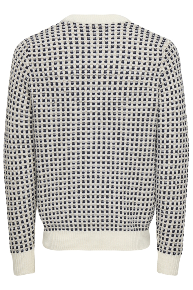 Only & Sons beige heren trui | Achteraanzicht