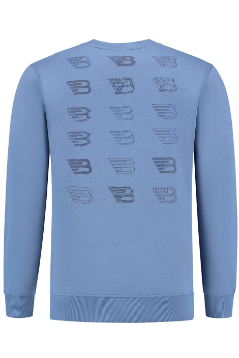 Ballin blauwe heren sweater | Achteraanzicht