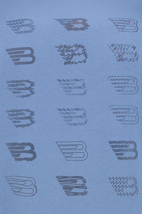 Ballin blauwe heren sweater | Close up