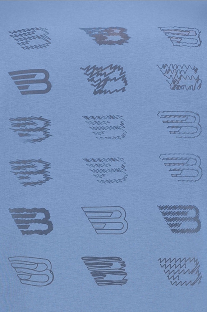 Ballin blauwe heren sweater | Close up