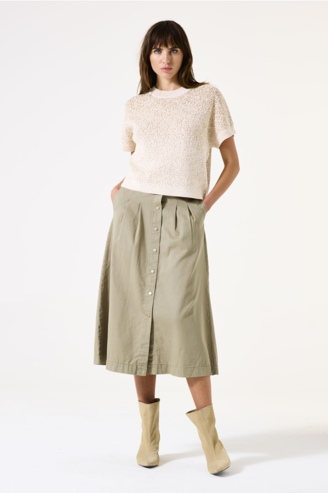 Garcia beige dames trui | Model