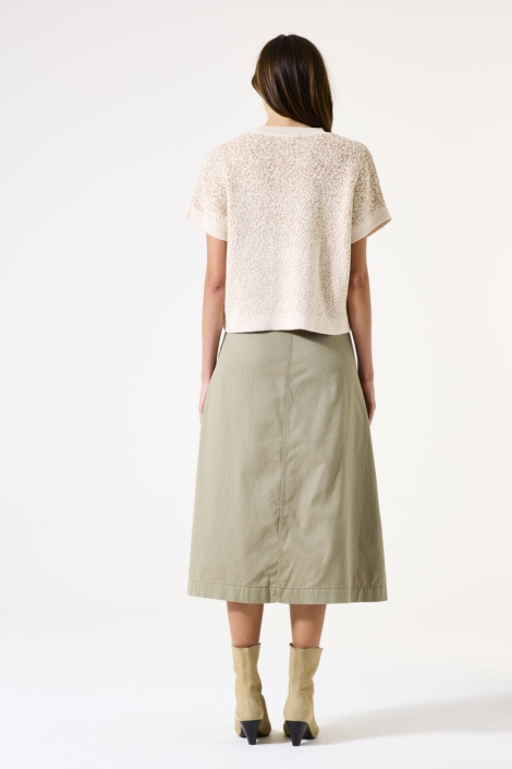 Garcia beige dames trui | Model