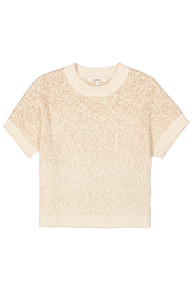 Garcia beige dames trui | Vooraanzicht