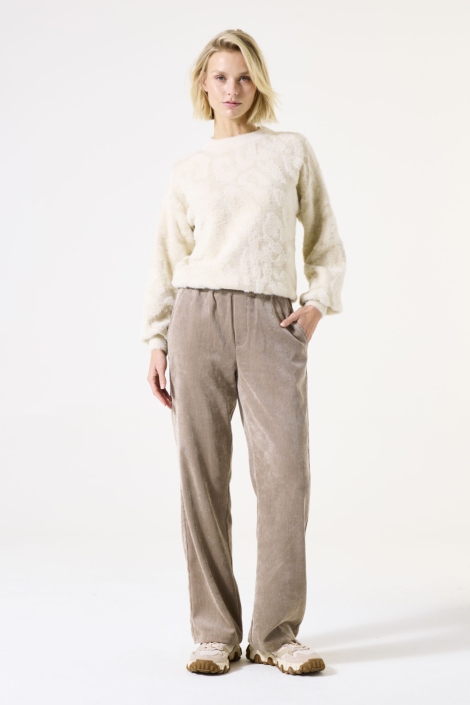Garcia beige dames trui | Model