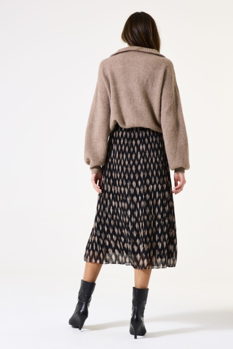 Garcia taupe dames trui | Model