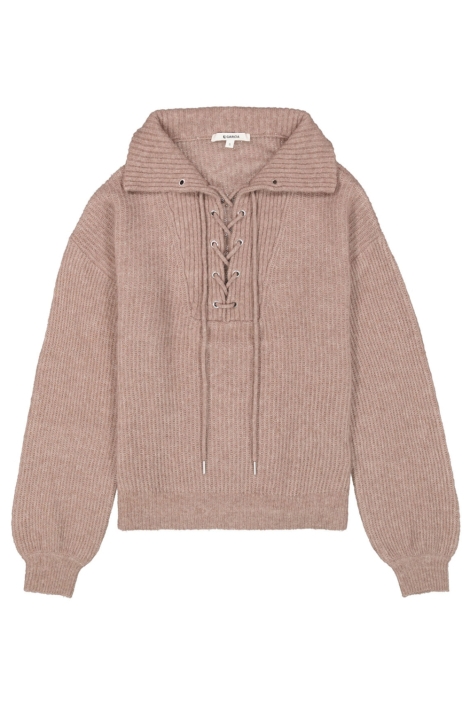 Garcia taupe dames trui | Vooraanzicht