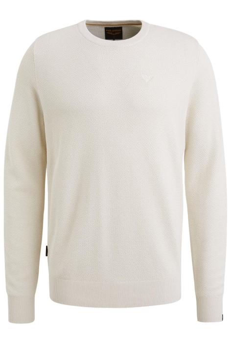 PME legend beige heren trui | Vooraanzicht