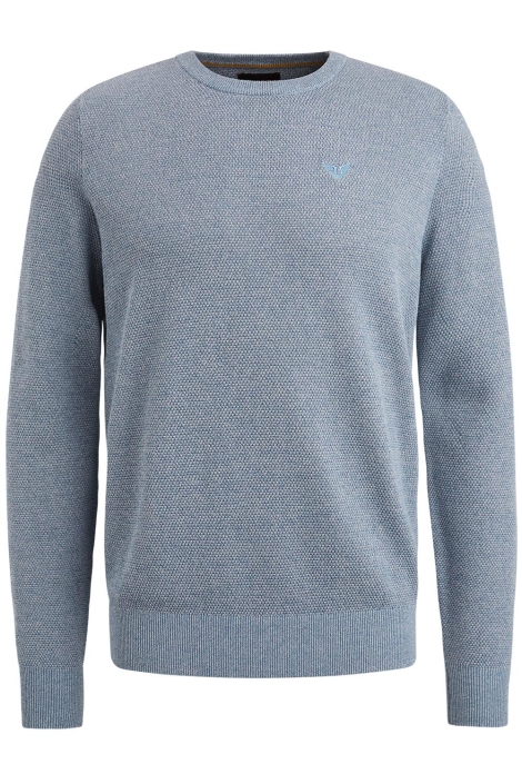 PME legend blauwe heren trui | Vooraanzicht