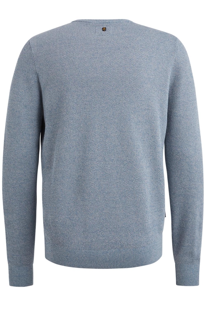 PME legend blauwe heren trui | Achteraanzicht