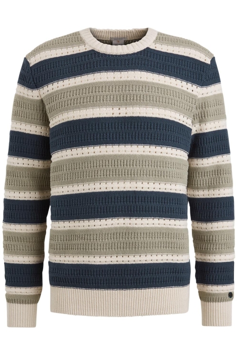 Cast Iron multi color heren trui | Vooraanzicht