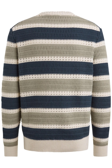 Cast Iron multi color heren trui | Achteraanzicht