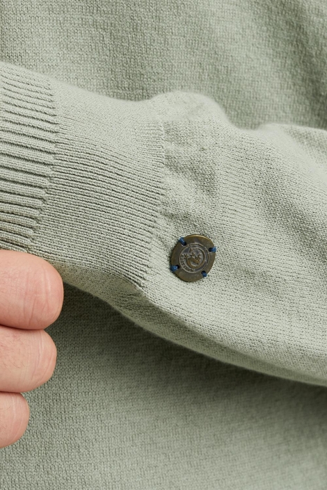 Cast Iron groene heren trui | Kleurstaal