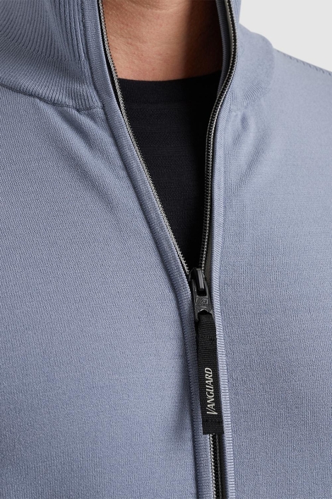 Vanguard blauwe heren vest | Close up