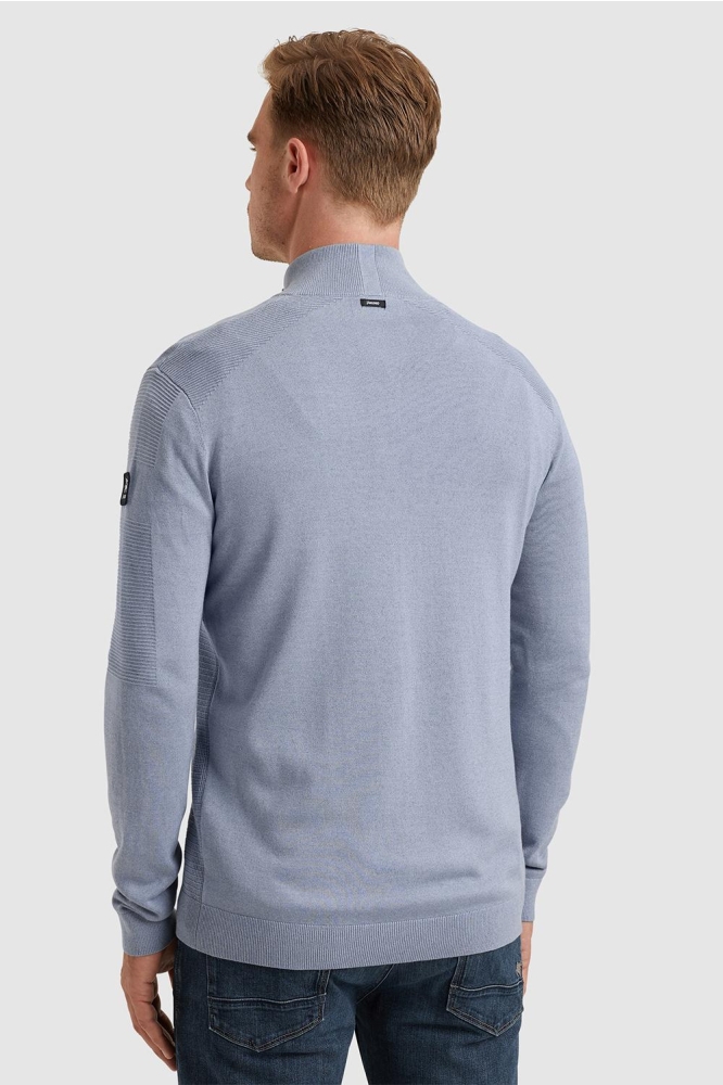 Vanguard blauwe heren trui | Model achteraanzicht