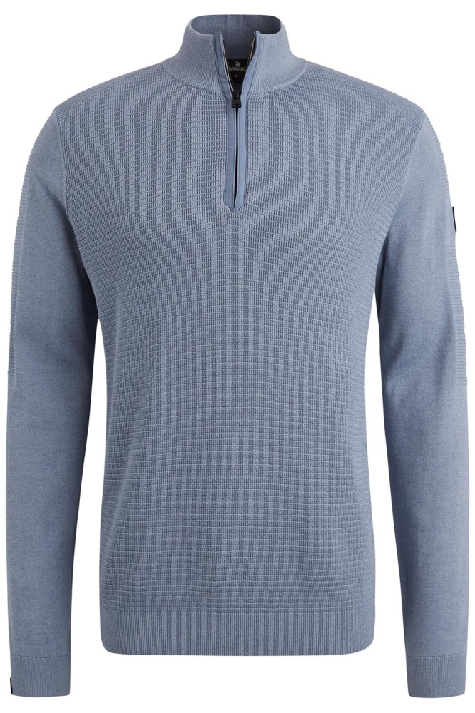 Vanguard blauwe heren trui | Vooraanzicht