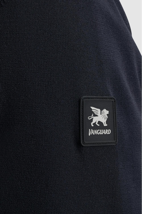 Vanguard blauwe heren trui | Close up