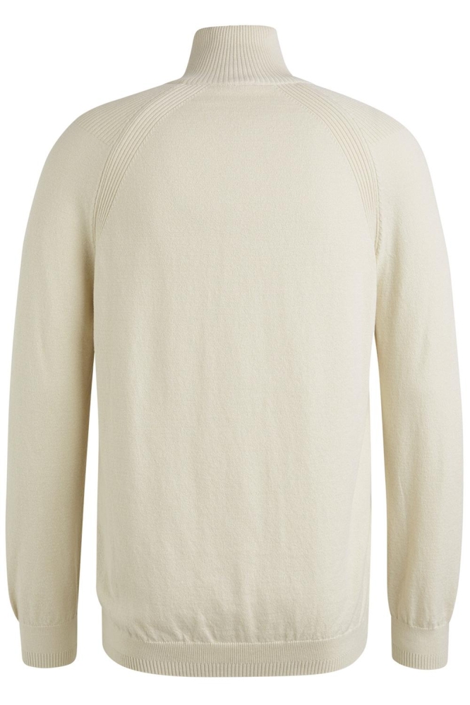 Cast Iron ecru heren trui | Achteraanzicht