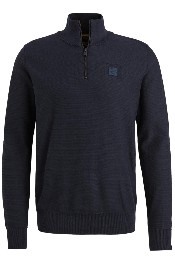 PME legend blauwe heren trui | Vooraanzicht