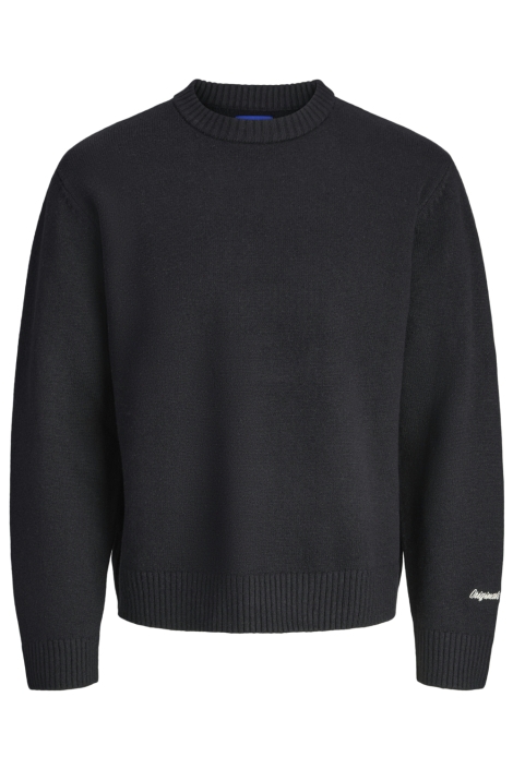 Jack & Jones zwarte heren trui | Vooraanzicht