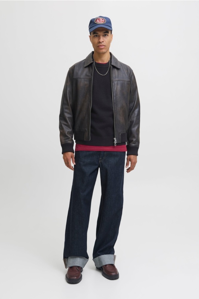 Jack & Jones zwarte heren trui | Model