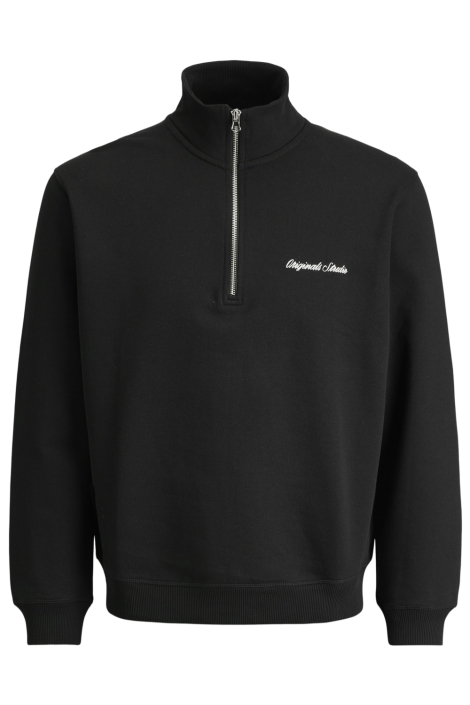 Jack & Jones zwarte heren sweater | Vooraanzicht