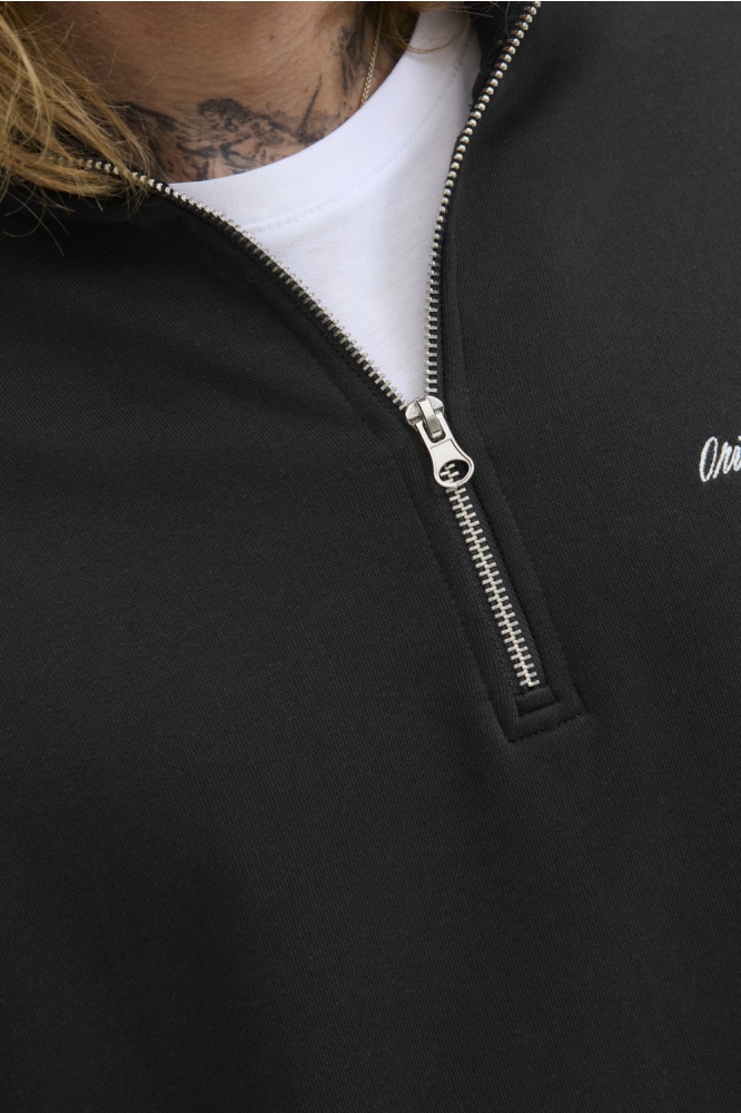 Jack & Jones zwarte heren sweater | Unique Selling Point