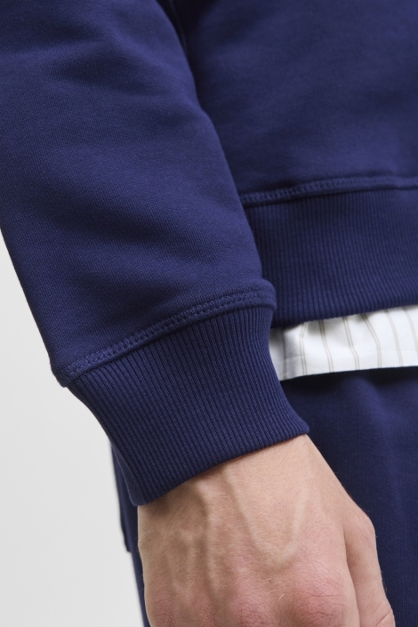 Jack & Jones blauwe heren sweater | Close up