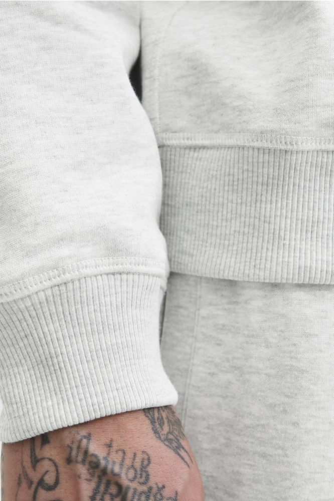 Jack & Jones grijze heren sweater | Close up