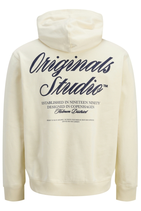 Jack & Jones beige heren sweater | Achteraanzicht