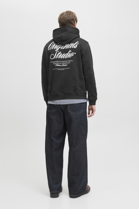 Jack & Jones zwarte heren sweater | Model