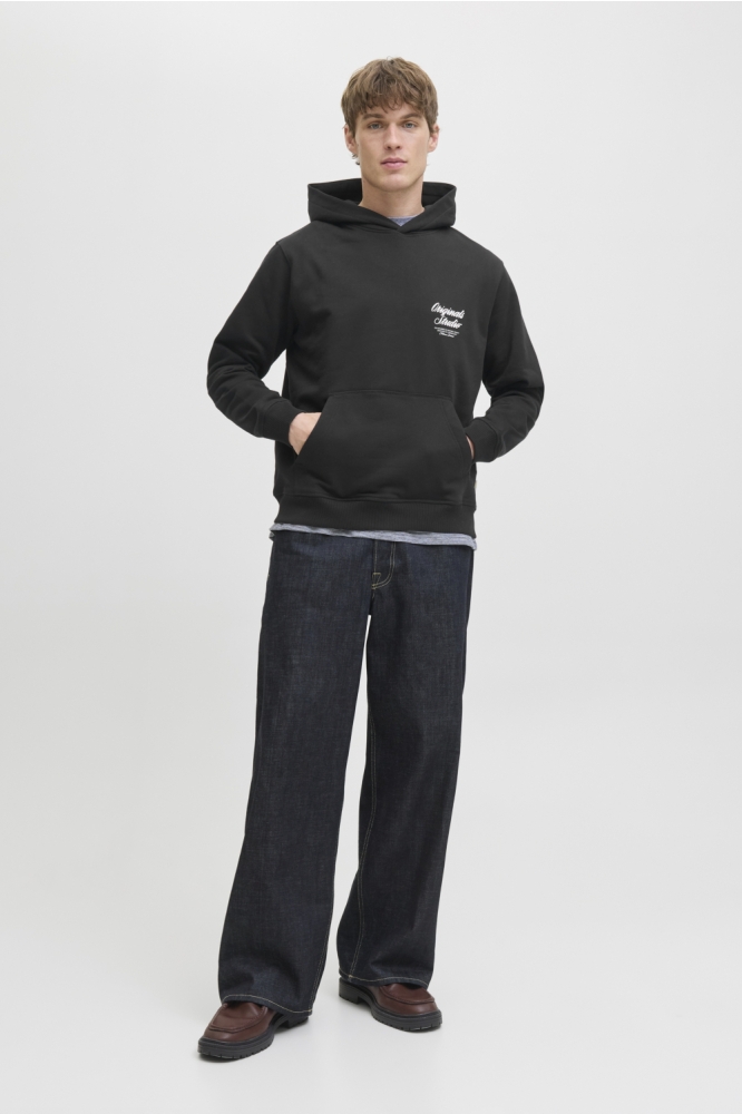 Jack & Jones zwarte heren sweater | Model