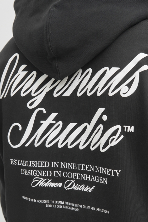 Jack & Jones zwarte heren sweater | Unique Selling Point