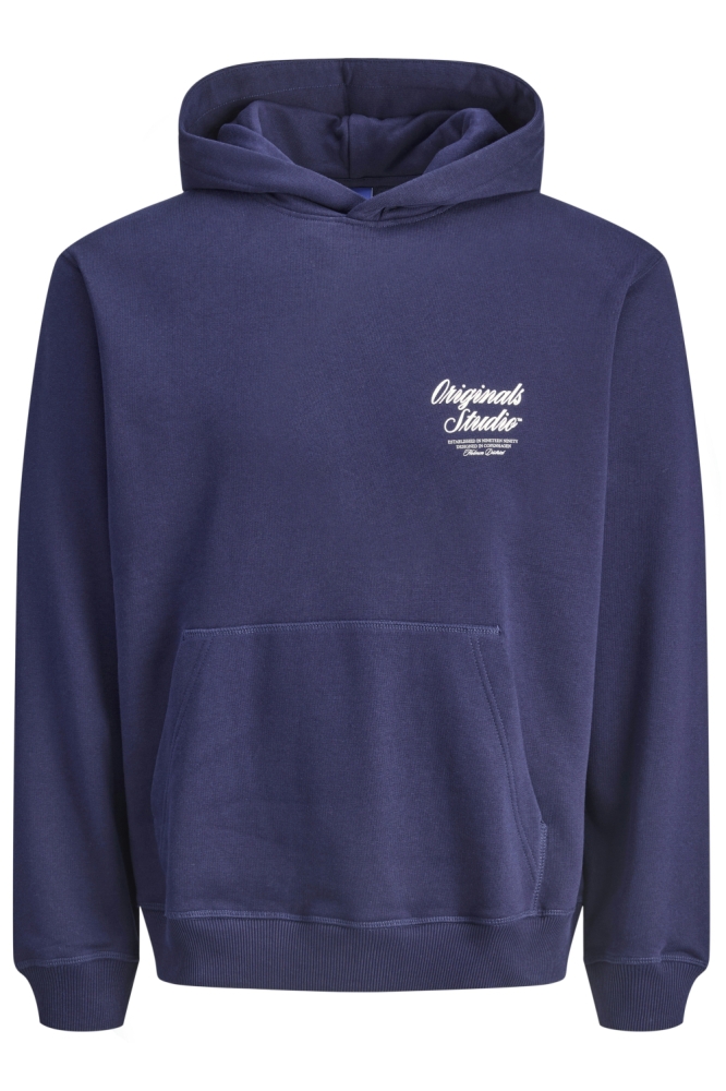 Jack & Jones blauwe heren sweater | Vooraanzicht